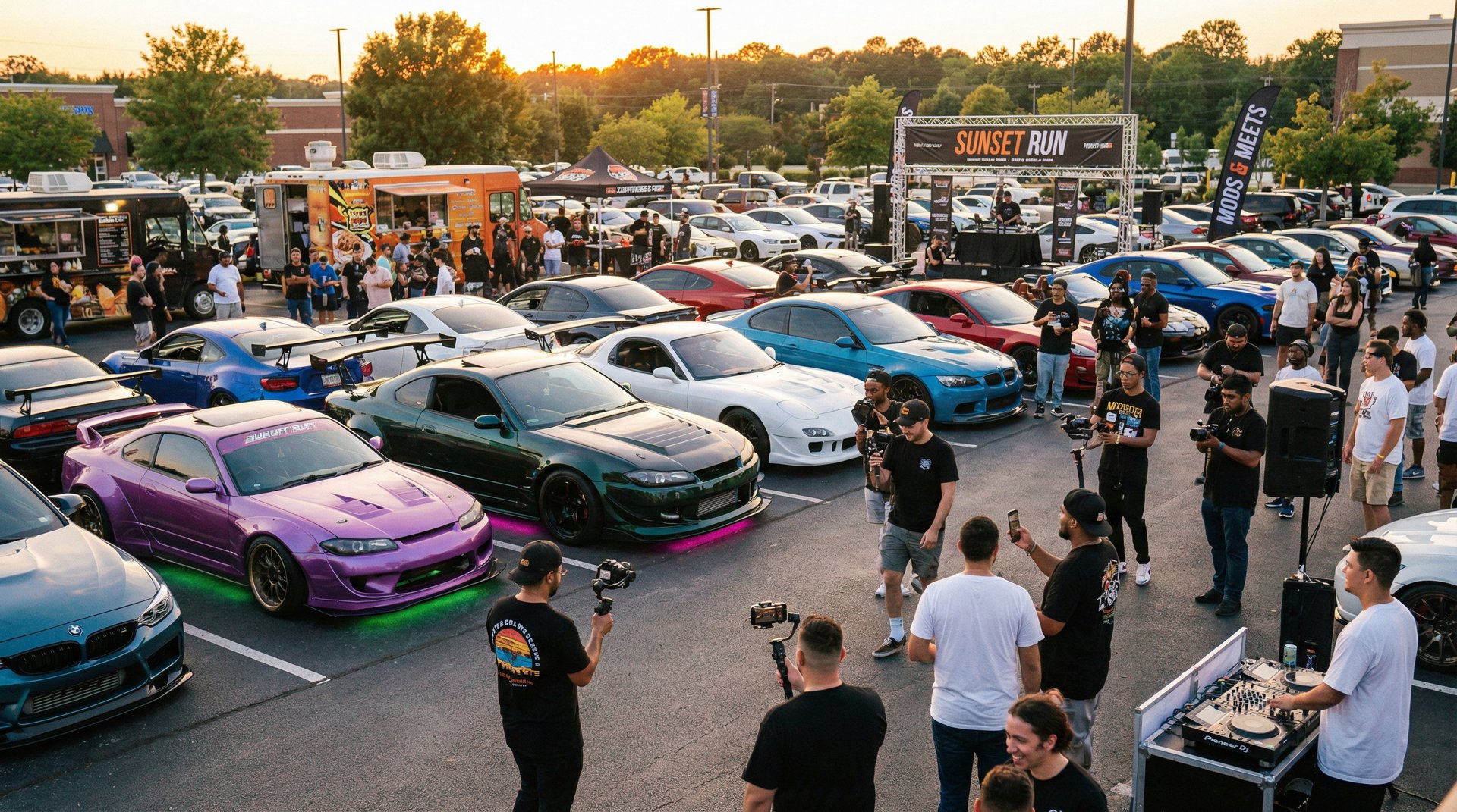 黄色仓库车展视频