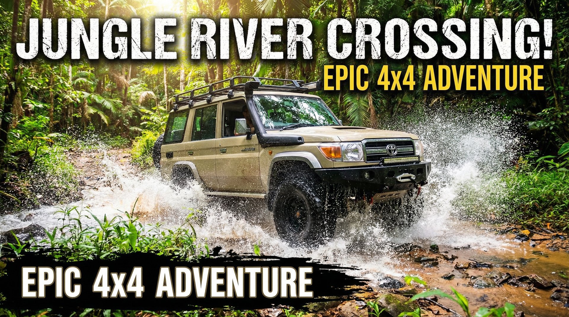 黄色仓库越野穿越视频